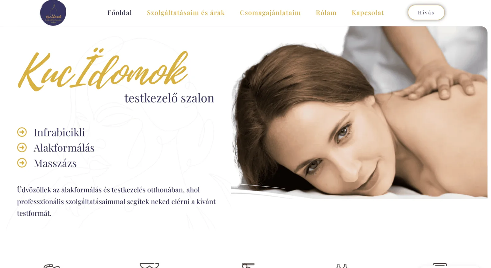 testkezelo-szalon.hu weboldal főoldala